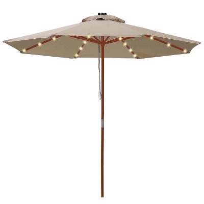 Yescom Aluminum Outdoor Patio Umbrella LED String Light Only   